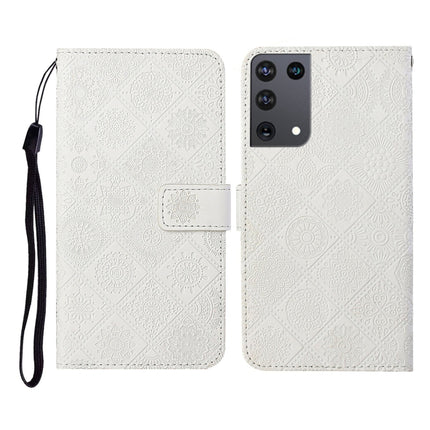 Ethnic Style Embossed Pattern Horizontal Flip Leather Case with Holder & Card Slots & Wallet & Lanyard, For Samsung Galaxy S21Ultra 5G, For Samsung Galaxy A02s (US Version)