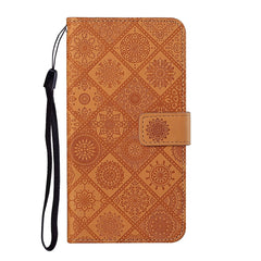 Ethnic Style Embossed Pattern Horizontal Flip Leather Case with Holder & Card Slots & Wallet & Lanyard, For iPhone 6, For iPhone 6 Plus, For iPhone 8 Plus / 7 Plus, For iPhone 11