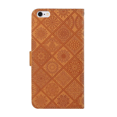 Ethnic Style Embossed Pattern Horizontal Flip Leather Case with Holder & Card Slots & Wallet & Lanyard, For iPhone 6, For iPhone 6 Plus, For iPhone 8 Plus / 7 Plus, For iPhone 11