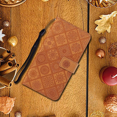 Ethnic Style Embossed Pattern Horizontal Flip Leather Case with Holder & Card Slots & Wallet & Lanyard, For iPhone 6, For iPhone 6 Plus, For iPhone 8 Plus / 7 Plus, For iPhone 11