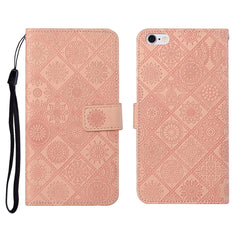 Ethnic Style Embossed Pattern Horizontal Flip Leather Case with Holder & Card Slots & Wallet & Lanyard, For iPhone 6, For iPhone 6 Plus, For iPhone 8 Plus / 7 Plus, For iPhone 11