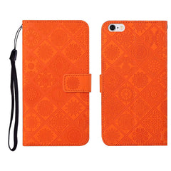 Ethnic Style Embossed Pattern Horizontal Flip Leather Case with Holder & Card Slots & Wallet & Lanyard, For iPhone 6, For iPhone 6 Plus, For iPhone 8 Plus / 7 Plus, For iPhone 11