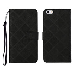 Ethnic Style Embossed Pattern Horizontal Flip Leather Case with Holder & Card Slots & Wallet & Lanyard, For iPhone 6, For iPhone 6 Plus, For iPhone 8 Plus / 7 Plus, For iPhone 11