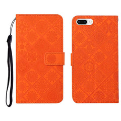 Ethnic Style Embossed Pattern Horizontal Flip Leather Case with Holder & Card Slots & Wallet & Lanyard, For iPhone 6, For iPhone 6 Plus, For iPhone 8 Plus / 7 Plus, For iPhone 11