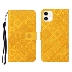 Ethnic Style Embossed Pattern Horizontal Flip Leather Case with Holder & Card Slots & Wallet & Lanyard, For iPhone 6, For iPhone 6 Plus, For iPhone 8 Plus / 7 Plus, For iPhone 11