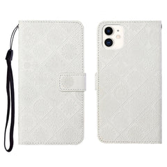 Ethnic Style Embossed Pattern Horizontal Flip Leather Case with Holder & Card Slots & Wallet & Lanyard, For iPhone 6, For iPhone 6 Plus, For iPhone 8 Plus / 7 Plus, For iPhone 11