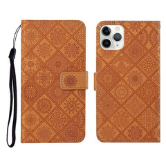 Ethnic Style Embossed Pattern Horizontal Flip Leather Case with Holder & Card Slots & Wallet & Lanyard, For iPhone 11 Pro, For iPhone 11 Pro Max, For iPhone 12, For iPhone 12 Mini