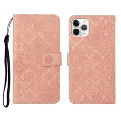 Ethnic Style Embossed Pattern Horizontal Flip Leather Case with Holder & Card Slots & Wallet & Lanyard, For iPhone 11 Pro, For iPhone 11 Pro Max, For iPhone 12, For iPhone 12 Mini