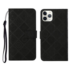 Ethnic Style Embossed Pattern Horizontal Flip Leather Case with Holder & Card Slots & Wallet & Lanyard, For iPhone 11 Pro, For iPhone 11 Pro Max, For iPhone 12, For iPhone 12 Mini