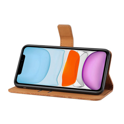 Horizontale Klapphülle aus Leder mit geprägtem Muster im ethnischen Stil, mit Halter &amp; Kartenfächern &amp; Geldbörse &amp; Trageband, für iPhone 12 Pro Max, für iPhone SE 2022 / SE 2020 / 8 / 7, für iPhone XR, für iPhone XS Max
