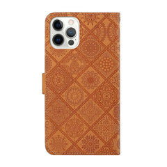 Ethnic Style Embossed Pattern Horizontal Flip Leather Case with Holder & Card Slots & Wallet & Lanyard, For iPhone 12 Pro Max, For iPhone SE 2022 / SE 2020 / 8 / 7, For iPhone XR, For iPhone XS Max