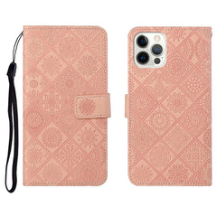 Ethnic Style Embossed Pattern Horizontal Flip Leather Case with Holder & Card Slots & Wallet & Lanyard, For iPhone 12 Pro Max, For iPhone SE 2022 / SE 2020 / 8 / 7, For iPhone XR, For iPhone XS Max