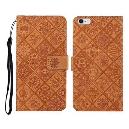 Ethnic Style Embossed Pattern Horizontal Flip Leather Case with Holder & Card Slots & Wallet & Lanyard, For iPhone SE 2022 / SE 2020 / 8 / 7, For iPhone XR, For iPhone XS Max