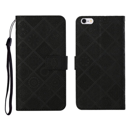 Ethnic Style Embossed Pattern Horizontal Flip Leather Case with Holder & Card Slots & Wallet & Lanyard, For iPhone SE 2022 / SE 2020 / 8 / 7, For iPhone XR, For iPhone XS Max