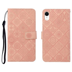 Ethnic Style Embossed Pattern Horizontal Flip Leather Case with Holder & Card Slots & Wallet & Lanyard, For iPhone 12 Pro Max, For iPhone SE 2022 / SE 2020 / 8 / 7, For iPhone XR, For iPhone XS Max