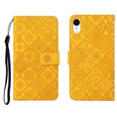 Ethnic Style Embossed Pattern Horizontal Flip Leather Case with Holder & Card Slots & Wallet & Lanyard, For iPhone 12 Pro Max, For iPhone SE 2022 / SE 2020 / 8 / 7, For iPhone XR, For iPhone XS Max