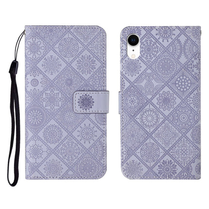 Ethnic Style Embossed Pattern Horizontal Flip Leather Case with Holder & Card Slots & Wallet & Lanyard, For iPhone SE 2022 / SE 2020 / 8 / 7, For iPhone XR, For iPhone XS Max