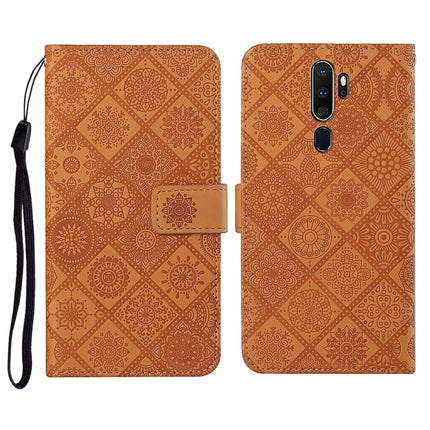 Ethnic Style Embossed Pattern Horizontal Flip Leather Case with Holder & Card Slots & Wallet & Lanyard, For OPPO A5 / A9 2020, For OPPO A92 / A72 / A52, For OPPO F1s