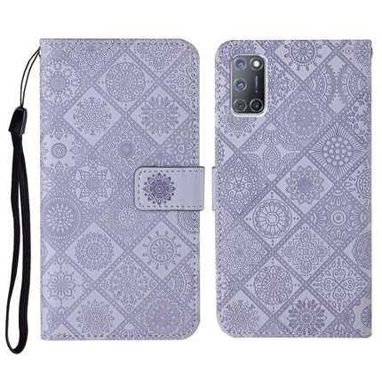 Ethnic Style Embossed Pattern Horizontal Flip Leather Case with Holder & Card Slots & Wallet & Lanyard, For OPPO A5 / A9 2020, For OPPO A92 / A72 / A52, For OPPO F1s