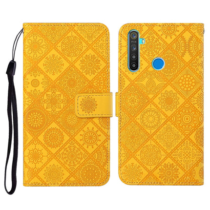 Ethnic Style Embossed Pattern Horizontal Flip Leather Case with Holder & Card Slots & Wallet & Lanyard, For OPPO Realme C3, For OPPO Realme 5, For OPPO Realme 5 Pro