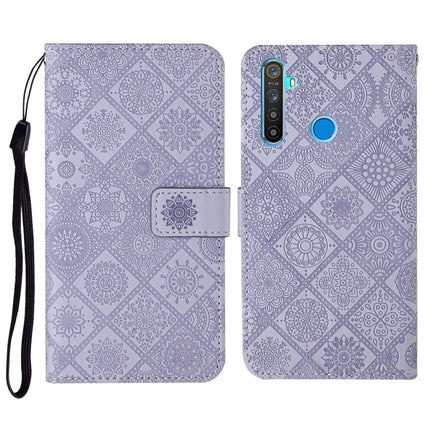 Ethnic Style Embossed Pattern Horizontal Flip Leather Case with Holder & Card Slots & Wallet & Lanyard, For OPPO Realme C3, For OPPO Realme 5, For OPPO Realme 5 Pro