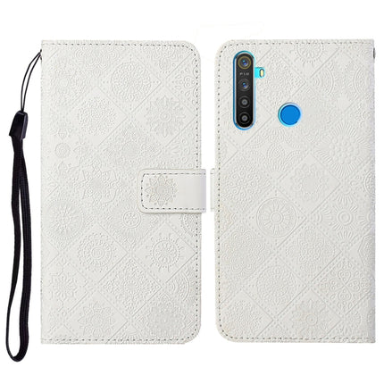 Ethnic Style Embossed Pattern Horizontal Flip Leather Case with Holder & Card Slots & Wallet & Lanyard, For OPPO Realme C3, For OPPO Realme 5, For OPPO Realme 5 Pro