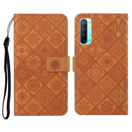 Ethnic Style Embossed Pattern Horizontal Flip Leather Case with Holder & Card Slots & Wallet & Lanyard, For OPPO Reno3, For OPPO Reno4, For OPPO Reno4 Lite