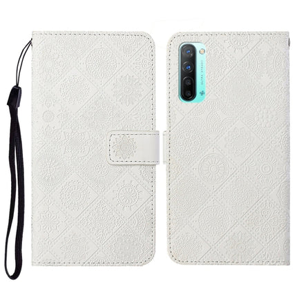 Ethnic Style Embossed Pattern Horizontal Flip Leather Case with Holder & Card Slots & Wallet & Lanyard, For OPPO Reno3, For OPPO Reno4, For OPPO Reno4 Lite