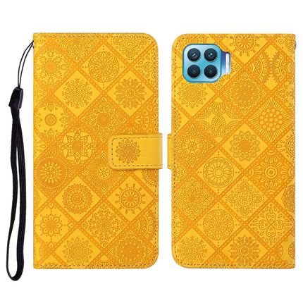 Ethnic Style Embossed Pattern Horizontal Flip Leather Case with Holder & Card Slots & Wallet & Lanyard, For OPPO Reno3, For OPPO Reno4, For OPPO Reno4 Lite