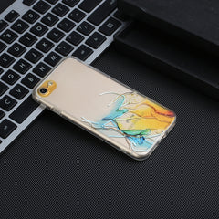 Hollow Marble Pattern TPU Straight Edge Fine Hole Protective Case, For iPhone 6, For iPhone 6 Plus, For iPhone SE 2022 / SE 2020 / 8 / 7, For iPhone 8 Plus / 7 Plus, For iPhone 11