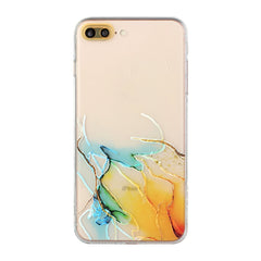 Hollow Marble Pattern TPU Straight Edge Fine Hole Protective Case, For iPhone 6, For iPhone 6 Plus, For iPhone SE 2022 / SE 2020 / 8 / 7, For iPhone 8 Plus / 7 Plus, For iPhone 11