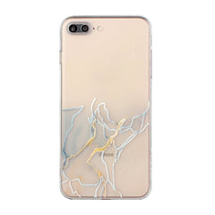 Hollow Marble Pattern TPU Straight Edge Fine Hole Protective Case, For iPhone 6, For iPhone 6 Plus, For iPhone SE 2022 / SE 2020 / 8 / 7, For iPhone 8 Plus / 7 Plus, For iPhone 11