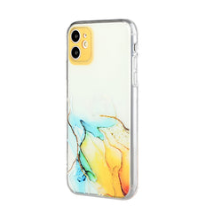 TPU-Schutzhülle mit hohlem Marmormuster und gerader Kante und feinem Loch, für iPhone 6, für iPhone 6 Plus, für iPhone SE 2022 / SE 2020/8/7, für iPhone 8 Plus / 7 Plus, für iPhone 11