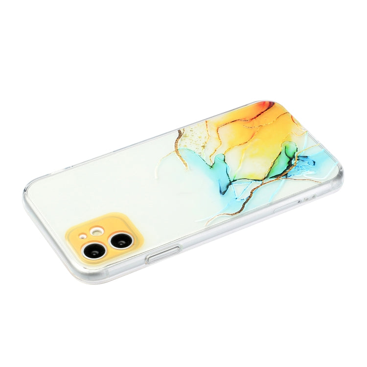 TPU-Schutzhülle mit hohlem Marmormuster und gerader Kante und feinem Loch, für iPhone 6, für iPhone 6 Plus, für iPhone SE 2022 / SE 2020/8/7, für iPhone 8 Plus / 7 Plus, für iPhone 11