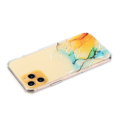 Hollow Marble Pattern TPU Straight Edge Fine Hole Protective Case, For iPhone 11 Pro, For iPhone 11 Pro Max, For iPhone 12 mini, For iPhone 12, For iPhone 12 Pro