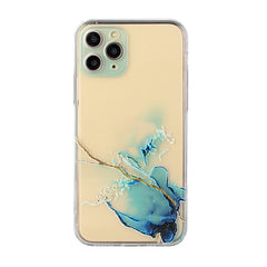 Hollow Marble Pattern TPU Straight Edge Fine Hole Protective Case, For iPhone 11 Pro, For iPhone 11 Pro Max, For iPhone 12 mini, For iPhone 12, For iPhone 12 Pro