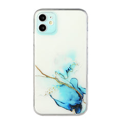 Hollow Marble Pattern TPU Straight Edge Fine Hole Protective Case, For iPhone 11 Pro, For iPhone 11 Pro Max, For iPhone 12 mini, For iPhone 12, For iPhone 12 Pro