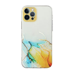 Hollow Marble Pattern TPU Straight Edge Fine Hole Protective Case, For iPhone 11 Pro, For iPhone 11 Pro Max, For iPhone 12 mini, For iPhone 12, For iPhone 12 Pro