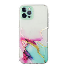 Hollow Marble Pattern TPU Straight Edge Fine Hole Protective Case, For iPhone 11 Pro, For iPhone 11 Pro Max, For iPhone 12 mini, For iPhone 12, For iPhone 12 Pro