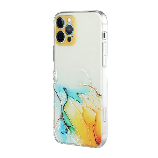 Funda protectora de TPU con borde recto y orificio fino con patrón de mármol hueco para iPhone 12 Pro Max, iPhone XS/X, iPhone XR, iPhone XS Max