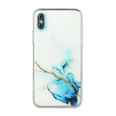 Hollow Marble Pattern TPU Straight Edge Fine Hole Protective Case, For iPhone 12 Pro Max, For iPhone XS / X, For iPhone XR, For iPhone XS Max