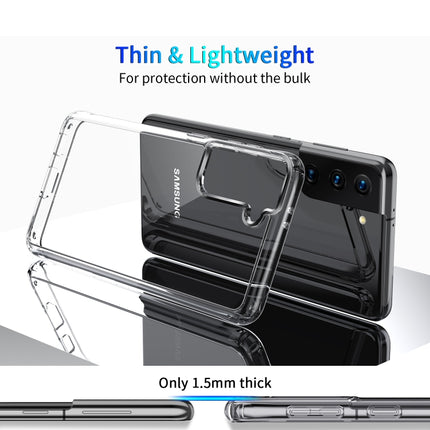 Shockproof Thickening Acrylic Protective Case, For Samsung Galaxy S21 5G, For Samsung Galaxy S21+ 5G, For Samsung Galaxy S21 Ultra 5G, For Samsung Galaxy S20 FE, For Samsung Galaxy A71, For Samsung Galaxy A71 5G, For Samsung Galaxy A51                 ...