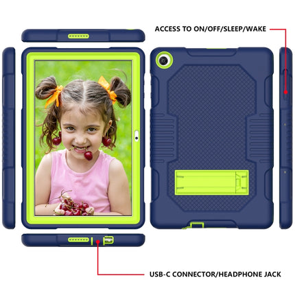 Contrast Color Robot Shockproof Silicone + PC Protective Case with Holder, For Huawei MatePad T10, For Huawei MatePad T8 8.0(2020)