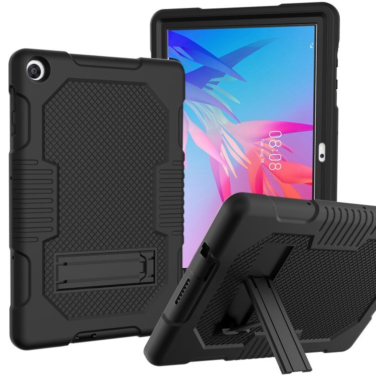 Contrast Color Robot Shockproof Silicone + PC Protective Case with Holder, For Huawei MatePad T10, For Huawei MatePad T8 8.0(2020)