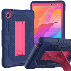 Contrast Color Robot Shockproof Silicone + PC Protective Case with Holder, For Huawei MatePad T10, For Huawei MatePad T8 8.0(2020)
