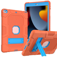 Contrast Color Robot Shockproof Silicone + PC Protective Case with Holder, For iPad 10.2 2021 / 2020 / 2019, For Samsung Galaxy Tab A7 10.4 (2020) T500 / T505