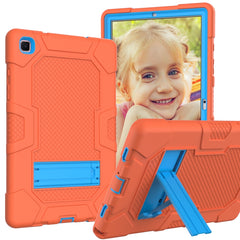 Contrast Color Robot Shockproof Silicone + PC Protective Case with Holder, For iPad 10.2 2021 / 2020 / 2019, For Samsung Galaxy Tab A7 10.4 (2020) T500 / T505