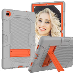 Contrast Color Robot Shockproof Silicone + PC Protective Case with Holder, For iPad 10.2 2021 / 2020 / 2019, For Samsung Galaxy Tab A7 10.4 (2020) T500 / T505