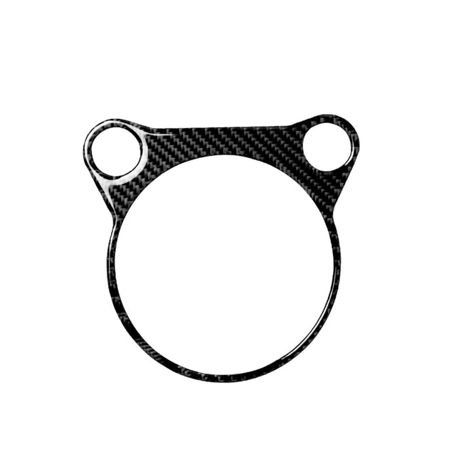 Car Carbon Fiber Whole Gear Position Console Panel Decorative Sticker for Nissan 370Z Z34 2009-, Left and Right Drive Universal