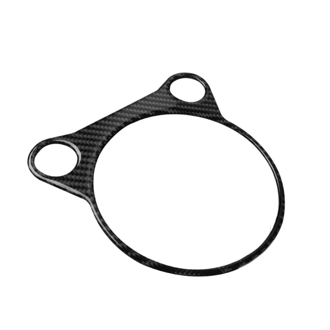 Car Carbon Fiber Whole Gear Position Console Panel Decorative Sticker for Nissan 370Z Z34 2009-, Left and Right Drive Universal